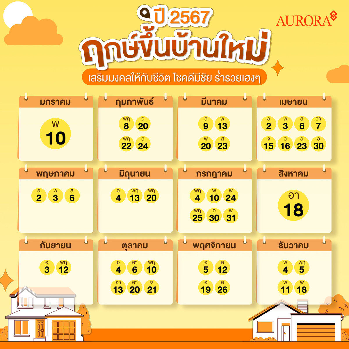 ย้ายไปบ้านใหม่วันไหนดีเมษายน 2567 ช่วยให้มีความสุขและโชคดี